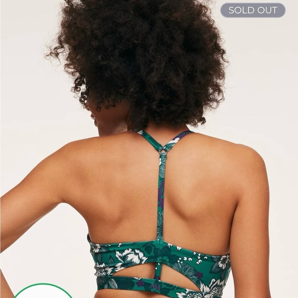 Adore Me Lotus Low Support Ruched Bra Lined Size Medium NWT - Picture 6 of 9